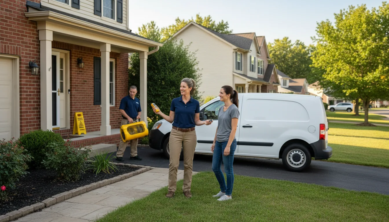 Residential water damage restoration in Canon City, CO